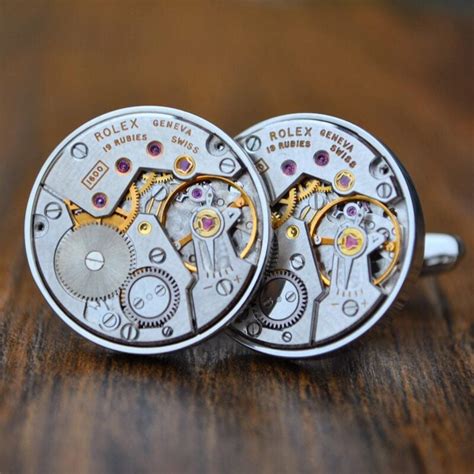 breitling gold cufflinks|rolex cufflinks.